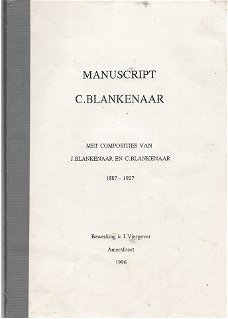 Manuscript C. Blankenaar