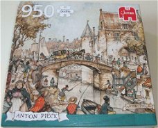 Puzzel *** KOETS OP DE BRUG *** 950 stukjes Anton Pieck