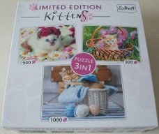 Puzzel *** KITTENS *** Limited Edition 3-in-1 Puzzle