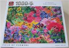 Puzzel *** FIELD OF FLOWERS *** 1000 stukjes Classic Collection