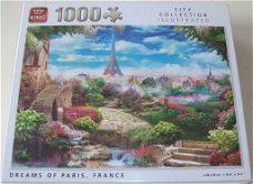 Puzzel *** DREAMS OF PARIS, FRANCE *** 1000 stukjes *NIEUW*