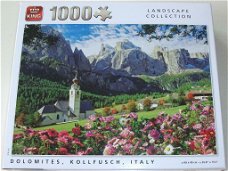 Puzzel *** DOLOMITES, KOLLFUSCH, ITALY *** 1000 stukjes Landscape Collection