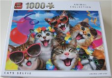 Puzzel *** CATS SELFIE *** 1000 stukjes Animal Collection