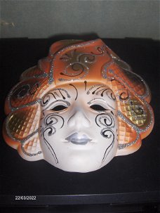 Rijk versierd Venetiaans Carnavals Masker. Nieuw.