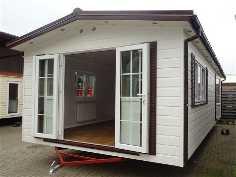 Stacaravan Nordhorn nieuw kopen chalet wintervast caravan camping tinyhouse wonen camping - 1