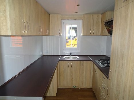 Stacaravan Nordhorn nieuw kopen chalet wintervast caravan camping tinyhouse wonen camping - 5