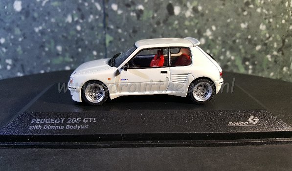 Peugeot 205 DIMMA wit 1:43 Solido - 0
