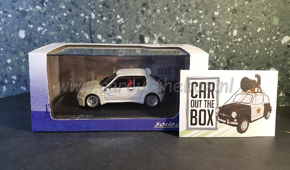 Peugeot 205 DIMMA wit 1:43 Solido - 4