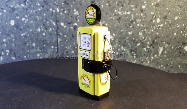 Wayne 100-a Gas Pump NORWALK GASOLINE 1:18 Greenlight - 1