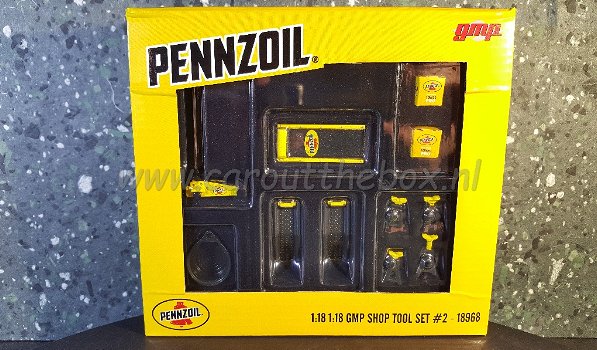 1/18 PENNZOIL tool set 1:18 GMP - 0