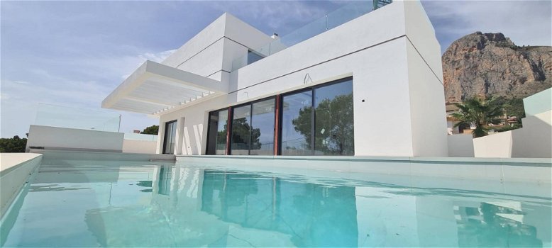 Ref: LAR07 UNIEKE MODERNE LUXE NIEUWBOUW VILLA POLOP - ALICANTE - 0