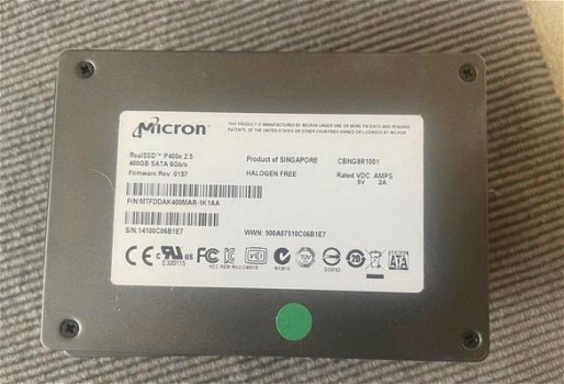 Micron p400e 400gb ssd - 0