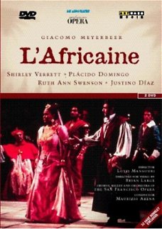 Placido Domingo -  L'Africaine  (2 DVD)  Nieuw