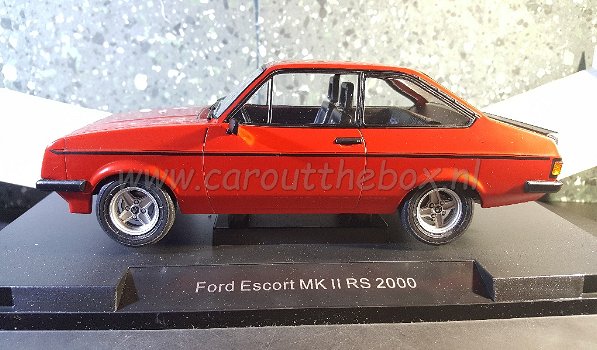 Ford Escort MKII RS 2000 rood 1:18 MCG - 0