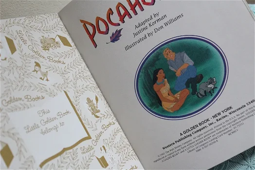 Pocahontas - Disney - a little golden book - 2
