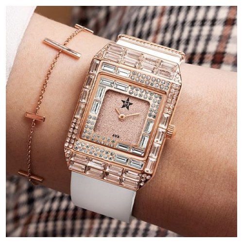 Ava horloge rosé online goud