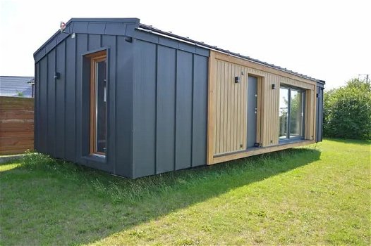 Stacaravan nieuw kopen Nordhorn wintervast caravan camping tinyhouse wonen camping - 1
