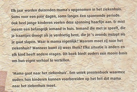 MAMA GAAT NAAR HET ZIEKENHUIS - Miriam Smit-Vuijk - 1
