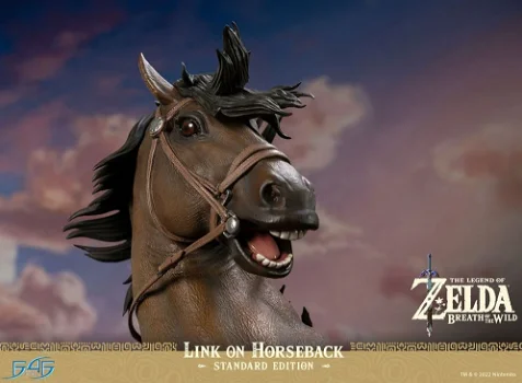 First 4 Figures The Legend of Zelda Breath of the Wild Link on Horseback - 2