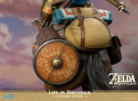 First 4 Figures The Legend of Zelda Breath of the Wild Link on Horseback - 5