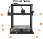 KINGROON KP5L 3D Printer, Titan Extruder, Dual-axis Linear - 2 - Thumbnail