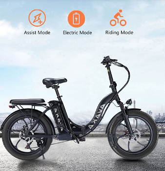 AVAKA BZ20 PLUS Electric Bike Foldable 20*3.0 Inch Fat Tires - 3
