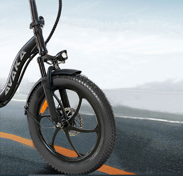 AVAKA BZ20 PLUS Electric Bike Foldable 20*3.0 Inch Fat Tires - 5
