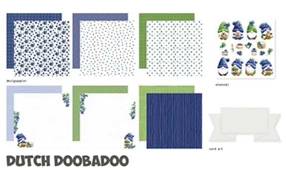 Dutch doobadoo crafty set blauwe bessen taart - 0