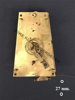 = 1 Gewicht regulateur uurwerk = 48006