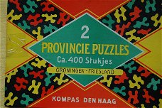 2 provincie puzzles Groningen - Friesland