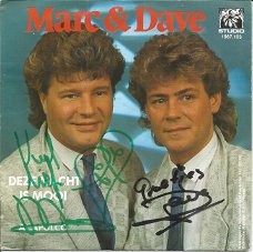 Marc & Dave – Deze Nacht Is Mooi (1987) met handtekeningen