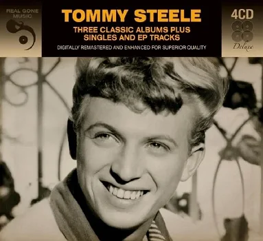 Tommy Steele – Three Classic Albums Plus Singles And EP Tracks (4 CD) Nieuw/Gesealed - 0