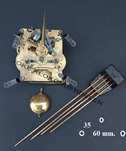 = Pendule uurwerk = Juba = 48022