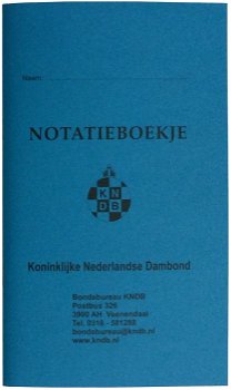 KNDB Notatieboekje - 0