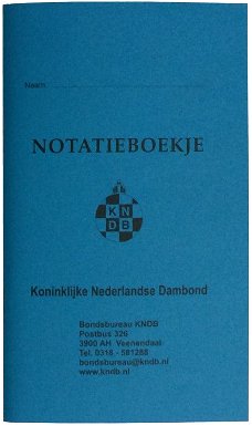 KNDB Notatieboekje