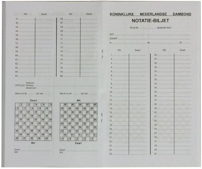 KNDB Notatieboekje - 1