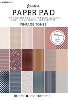 Studiolight paper pad vintage tones - 0