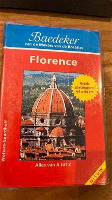 Baedeker  -  Florence + Stadsplattegrond  Alles van A tot Z