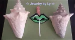 Handmade lollyhouder lippen groen Jewelry by Ly - 0 - Thumbnail