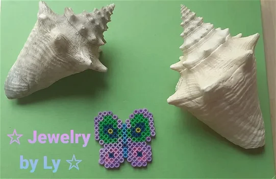 Handmade koelkastmagneet vlinder Jewelry by Ly - 0