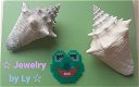 Handmade koelkastmagneet kikker Jewelry by Ly - 0 - Thumbnail