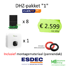 DHZ-pakket zonnepanelen OP VOORRAAD