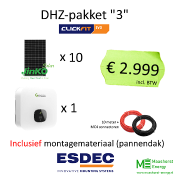 DHZ-pakket zonnepanelen OP VOORRAAD - 2