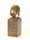 Bronzen beeld van een mannelijk naakt in een duik positie - 4 - Thumbnail