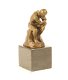Een bronzen beeld , de denker , beeld , brons - 0 - Thumbnail