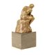 Een bronzen beeld , de denker , beeld , brons - 5 - Thumbnail