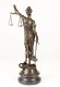 bronzen beeld Vrouwe Justitia , brons , beeld - 5 - Thumbnail