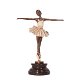 Een bronzen beeld , balletdanseres ,brons , KADO - 0 - Thumbnail