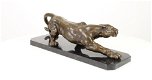 panter , beeld , brons , luipaard - 2 - Thumbnail