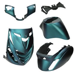 Kappenset Piaggio Zip 2000 Sp Cameleon Blauw groen Mat